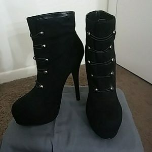 Forever 21 Military High Heel Boots